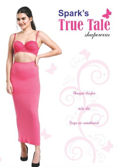 Thigh-Slit Saree Shapewear